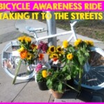 Ghost Bike with Flowers