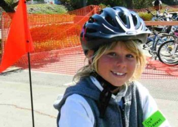 Youth at Bike Safety Rodeo