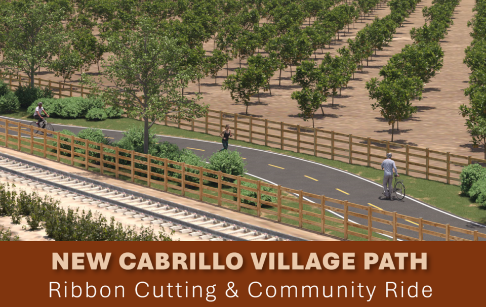 New Cabrillo Village Path Ribbon Cutting & Community Ride